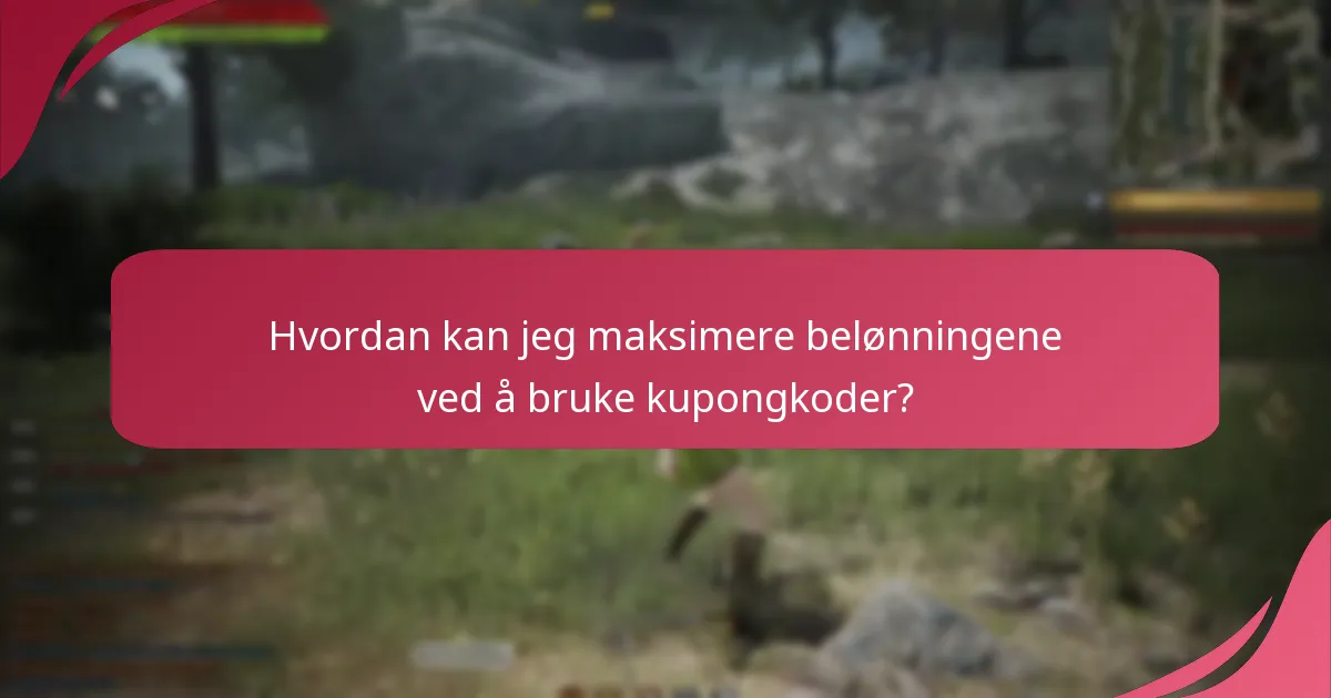 Hvordan kan jeg maksimere belønningene ved å bruke kupongkoder?